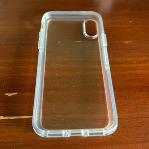 Otter box symmetry white and clear case